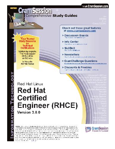 خرید و دانلود نسخه کامل کتاب Redhat Linux Rhce Cramsession_686cbb49ad9f3.jpeg خرید و دانلود نسخه کامل کتاب Redhat Linux Rhce Cramsession