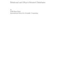 خرید و دانلود نسخه کامل کتاب Relational and object-oriented databases