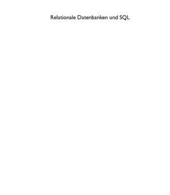 خرید و دانلود نسخه کامل کتاب Relationale Datenbanken und SQL.