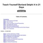 خرید و دانلود نسخه کامل کتاب Sams Teach Yourself Borland Delphi 4 in 21 Days