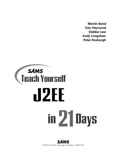 خرید و دانلود نسخه کامل کتاب Sams Teach Yourself J2Ee in 21 Days: With Ejb, Jsp, Servlets, Jndi, Jdbc, and Xml (Sams Teach Yourself…in 21 Days)_6879febb29dcd.jpeg خرید و دانلود نسخه کامل کتاب Sams Teach Yourself J2Ee in 21 Days: With Ejb, Jsp, Servlets, Jndi, Jdbc, and Xml (Sams Teach Yourself…in 21 Days)