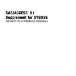 خرید و دانلود نسخه کامل کتاب SAS ACCESS 9.1 Supplement for SYBASE (SAS ACCESS for Relational Databases)
