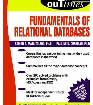 خرید و دانلود نسخه کامل کتاب Schaum’s Outline of Fundamentals of Relational Databases