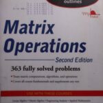 خرید و دانلود نسخه کامل کتاب Schaum's Outline of Matrix Operations