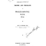 خرید و دانلود نسخه کامل کتاب Schaum’s Outline of Programming with C ++