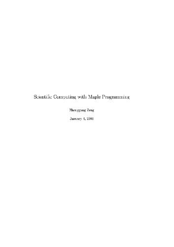 خرید و دانلود نسخه کامل کتاب Scientific Computing with Maple Programming_687f654d1d8d7.jpeg خرید و دانلود نسخه کامل کتاب Scientific Computing with Maple Programming