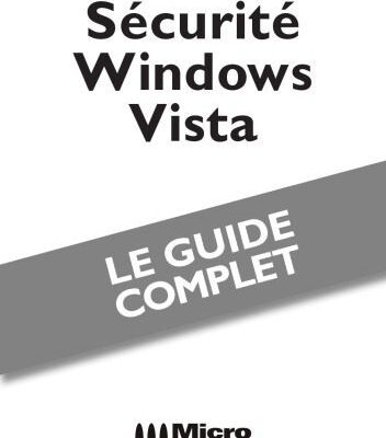 خرید و دانلود نسخه کامل کتاب Sécurité Windows Vista