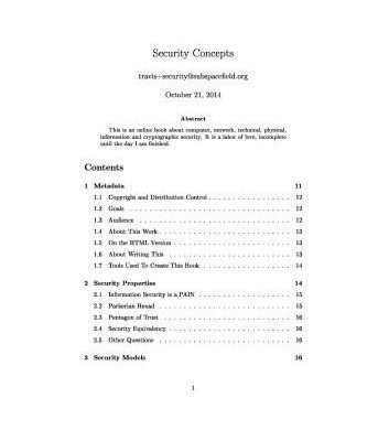 خرید و دانلود نسخه کامل کتاب Security Concepts