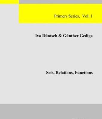 خرید و دانلود نسخه کامل کتاب Sets, Relations, Functions