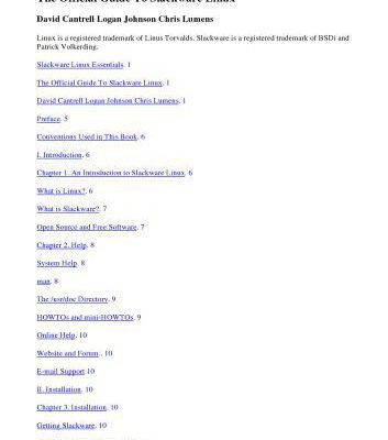 خرید و دانلود نسخه کامل کتاب Slackware Linux Essentials