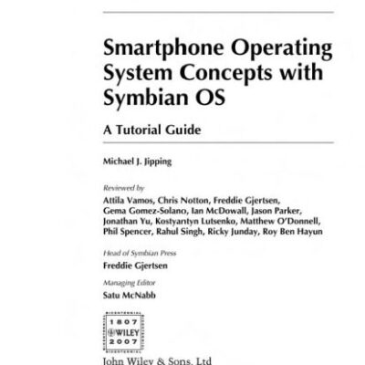 خرید و دانلود نسخه کامل کتاب Smartphone Operating System Concepts with Symbian OS: A Tutorial Guide