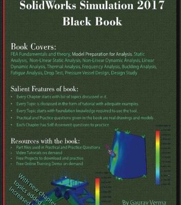 خرید و دانلود نسخه کامل کتاب SolidWorks Simulation 2017 Black Book