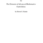 خرید و دانلود نسخه کامل کتاب [Solutions Manual]The Elements of Advanced Mathematics (4th Edition) - Pdf