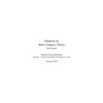 خرید و دانلود نسخه کامل کتاب Solutions to "Basic Category Theory" by Tom Leinster