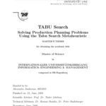 خرید و دانلود نسخه کامل کتاب Solving Production Planning Problems Using the Tabu Search Metaheuristic