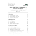 خرید و دانلود نسخه کامل کتاب Source Coding: Part I of Fundamentals of Source and Video Coding (Foundations and Trends in Signal Processing)