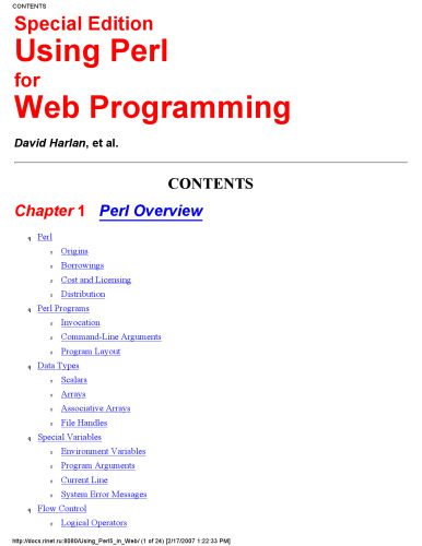 خرید و دانلود نسخه کامل کتاب Special Edition Using PERL 5 for Web Programming_6884b1af258c0.jpeg خرید و دانلود نسخه کامل کتاب Special Edition Using PERL 5 for Web Programming