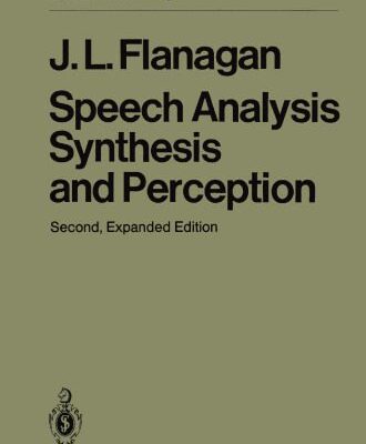 خرید و دانلود نسخه کامل کتاب Speech Analysis Synthesis and Perception