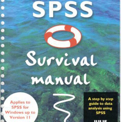 خرید و دانلود نسخه کامل کتاب SPSS Survival Manual: A Step By Step Guide to Data Analysis Using SPSS for Windows (Version 10)