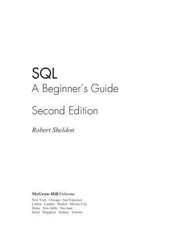 خرید و دانلود نسخه کامل کتاب SQL : a beginner’s guide_6866eff342830.jpeg خرید و دانلود نسخه کامل کتاب SQL : a beginner’s guide