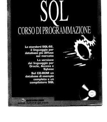 خرید و دانلود نسخه کامل کتاب SQL. Corso di programmazione