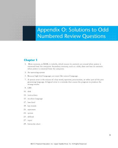 خرید و دانلود نسخه کامل کتاب Starting Out with C++: From Control Structures through Objects, Appendix O: Solutions to Odd Numbered Review Questions_6871f20812506.jpeg خرید و دانلود نسخه کامل کتاب Starting Out with C++: From Control Structures through Objects, Appendix O: Solutions to Odd Numbered Review Questions