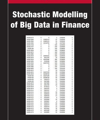 خرید و دانلود نسخه کامل کتاب Stochastic Modelling of Big Data in Finance