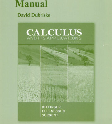 خرید و دانلود نسخه کامل کتاب Student's Solutions Manual for Calculus and Its Applications, Tenth Edition