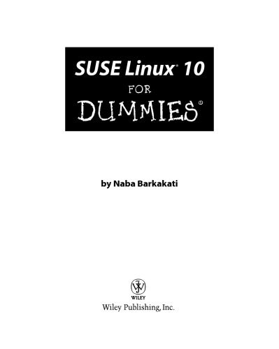 خرید و دانلود نسخه کامل کتاب SUSE Linux 10 For Dummies