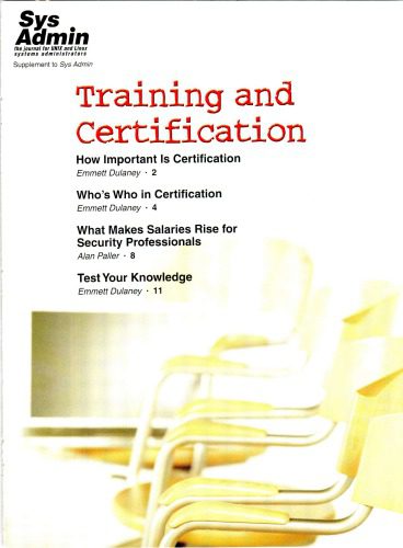 خرید و دانلود نسخه کامل کتاب Sys Admin, Supplement 2006: Training and Certification_686cd92d966b0.jpeg خرید و دانلود نسخه کامل کتاب Sys Admin, Supplement 2006: Training and Certification