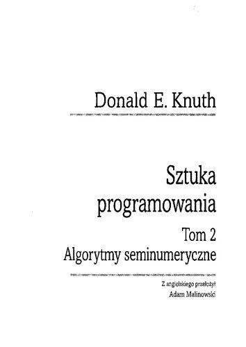 خرید و دانلود نسخه کامل کتاب Sztuka Programowania. Tom 2. Algorytmy seminumeryczne_6865983e381f5.jpeg خرید و دانلود نسخه کامل کتاب Sztuka Programowania. Tom 2. Algorytmy seminumeryczne