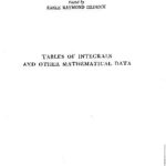 خرید و دانلود نسخه کامل کتاب Tables of Integrals and Other Math. Data