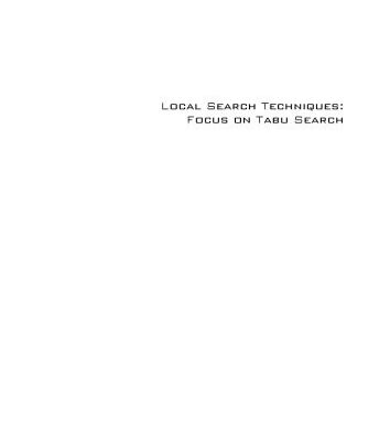خرید و دانلود نسخه کامل کتاب Tabu Search