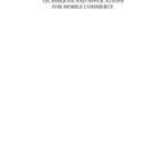 خرید و دانلود نسخه کامل کتاب Techniques and Applications for Mobile Commerce: Proceedings of TAMoCo 2008