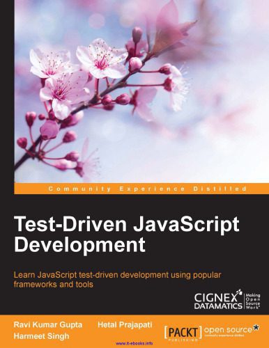 خرید و دانلود نسخه کامل کتاب Test-Driven JavaScript Development: Learn JavaScript test-driven development using popular frameworks and tools_686458461a230.jpeg خرید و دانلود نسخه کامل کتاب Test-Driven JavaScript Development: Learn JavaScript test-driven development using popular frameworks and tools