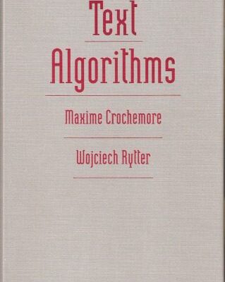 خرید و دانلود نسخه کامل کتاب Text Algorithms