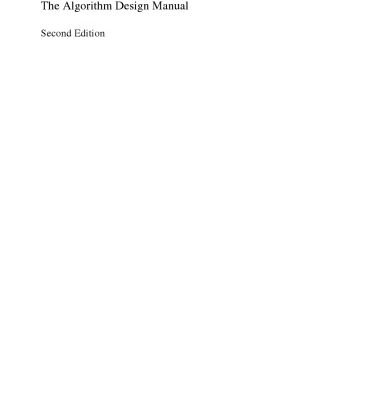 خرید و دانلود نسخه کامل کتاب The algorithm design manual