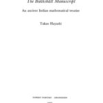 خرید و دانلود نسخه کامل کتاب The Bakhshali Manuscript