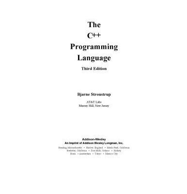 خرید و دانلود نسخه کامل کتاب The C++ programming language (3rd Edition)