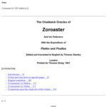 خرید و دانلود نسخه کامل کتاب The Chaldaean Oracles of Zoroaster