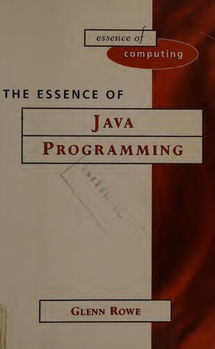 خرید و دانلود نسخه کامل کتاب The Essence of Java Programming_68736c68434f3.jpeg خرید و دانلود نسخه کامل کتاب The Essence of Java Programming