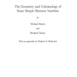 خرید و دانلود نسخه کامل کتاب The Geometry and Cohomology of Some Simple Shimura Varieties. (AM-151)