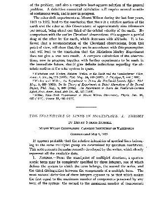 خرید و دانلود نسخه کامل کتاب The Intensities of Lines in Multiplets I. Theory