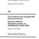 خرید و دانلود نسخه کامل کتاب The Programming Language Ada Reference Manual American National Standards Institute, Inc. ANSI/MIL-STD-1815A-1983