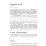 خرید و دانلود نسخه کامل کتاب The Roots of LISP