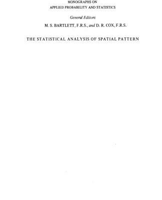 خرید و دانلود نسخه کامل کتاب The Statistical Analysis of Spatial Pattern