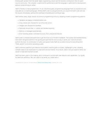 خرید و دانلود نسخه کامل کتاب The Swift Programming Language (Swift 4.0.3)