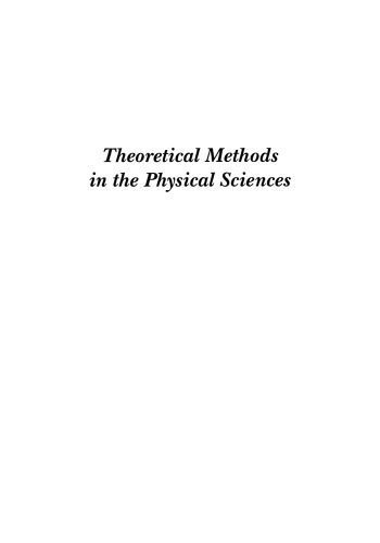 خرید و دانلود نسخه کامل کتاب Theoretical Methods in the Physical Sciences: An introduction to problem solving using Maple V_687f2b24a3557.jpeg خرید و دانلود نسخه کامل کتاب Theoretical Methods in the Physical Sciences: An introduction to problem solving using Maple V