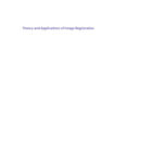 خرید و دانلود نسخه کامل کتاب Theory and Applications of Image Registration