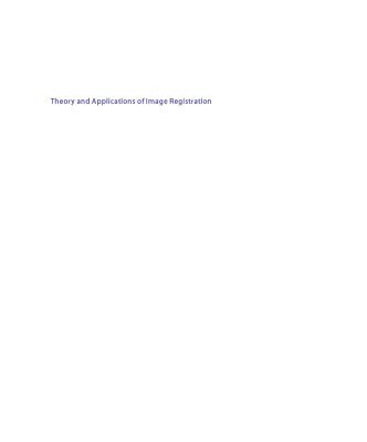 خرید و دانلود نسخه کامل کتاب Theory and Applications of Image Registration
